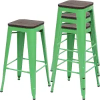 Mendler Tabouret de bar -A73 (lot de 4)