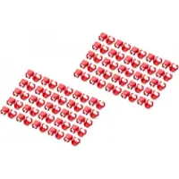 Digitus A-CC-R Clips couleur pour câbles patch, rouge