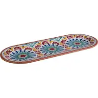 Aps Assiette "ARABESQUE, Assiettes, Bleu, Marron