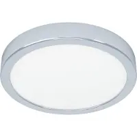 Eglo Lumière de plafond chromée Fueva 6 LED - Ø 21,1cm