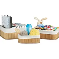 Relaxdays Panier à étagères (32 cm, 3x)