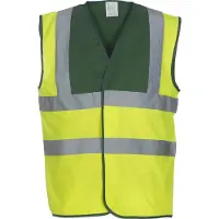 Yoko Pack 50 Gilet haute visibilit? Purple/Hi Vis Yellow - Yoko YHVW100 - Taille L