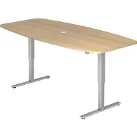 Hjh OFFICE PRO Konferenztisch elektr. H-verstellb. 720-1190mm