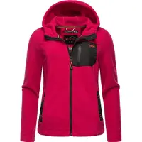 MARIKOO Veste en polaire 'Mount Iwaki' framboise / noir