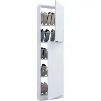 VCM Armoire à chaussures en bois Commode à chaussures Étagère à chaussures Support à chaussures Fulasi XL