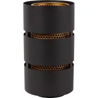 Lucide Lampe de table Rosas noir et or, 1xE27x40W, métal, dimensions : 30x16x16 cm, IP20,