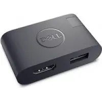 Dell DA20 USB Type-C HDMI + USB Noir