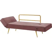 Beliani Canapé-Lit Saarela Rose