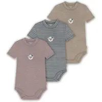 Normani Barboteuse / body 'Tihoi' beige chiné / bleu chiné / gris / rose ancienne