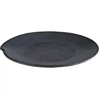 Aps Assiette "DARK WAVE, Assiettes, Noir