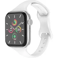 IMoshion Bracelet slim en silicone Apple Watch | 38/40/41/42 mm - Blanc