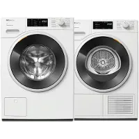 Miele Bundle - Machine à laver WWB360 WCS QuickPowerWash + Sèche-linge TWC 640 WP EcoSpeed