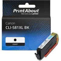 PrintAbout Cartouche compatible pour Canon CLI-581XL BK - Noir - Grande capacité