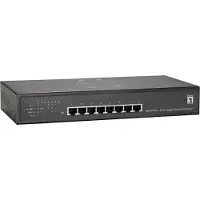 LevelOne GEP-0812 - commutateur - 8 ports - Ordinateur de bureau, Montable sur rack