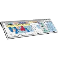 Logickeyboard Cubase / Nuendo Slim Line - Clavier - USB - QWERTZ - allemand - Commutateur de touche : Scissor-Key