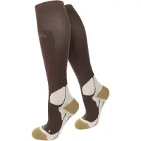 Normani Chaussettes de sport camel / écru / brun foncé