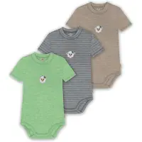Normani Barboteuse / body 'Tihoi' beige chiné / bleu chiné / gris / vert chiné