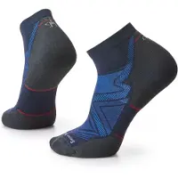 Smartwool - Chaussettes de running en laine de mérinos - Run Targeted Cushion Ankle Socks Deep Navy pour Homme en Laine - Taille 38-41