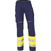 Kübler Hose REFLECTIQ Klasse 1 warngelb/dunkelblau Form 2208 Grösse 54