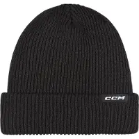 CCM Team Cuffed Beanie (Ena Velikost, Noir), Noir, (Taille unique)