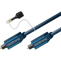 ClickTronic Câble audio optique - Toslink - - 0,5 mètres