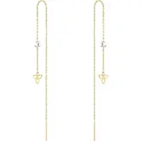Tamaris Boucles d'oreilles or / transparent
