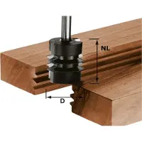 Festool HW S8 D34/NL32 - Fraise À Abouter