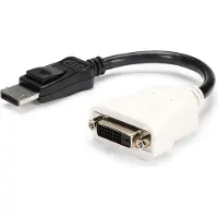 StarTech.com Convertisseur Vidéo Displayport (DVI, 24 cm), Adaptateur données + vidéo, Noir