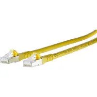METZ CONNECT 1308453077-E RJ45 Network cable, patch cable CAT 6A S/FTP 3.00 m Yellow incl. detent 1 pc(s)