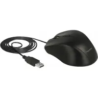 DeLOCK 12548 mouse Office Left-hand USB Type-A Optical 2400 DPI