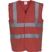 Yoko Pack 50 Gilet haute visibilit? Rouge - Yoko YHVW100 - Taille S