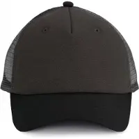 K-Up Casquette Trucker - 5 panneaux Earth brown/Black/Dark Grey - K-up KP170 - Taille One Size