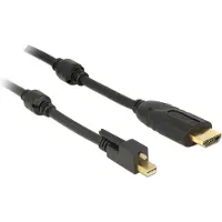 DeLOCK - Câble adaptateur - Mini DisplayPort mâle pour HDMI mâle - 2 m - noir - support 4K