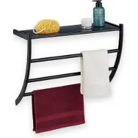 Relaxdays Porte-serviettes mural