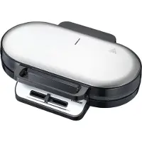 Melissa Double gaufrier 1200W Noir / Acier inoxydable -