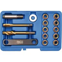 Bgs 8408 Kit de réparation pour filetage de frein M12 x 1,5, VAG, 15 pcs.