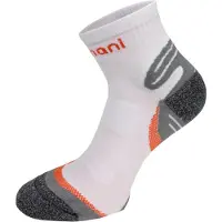Normani Chaussettes de sport gris / anthracite / orange / blanc