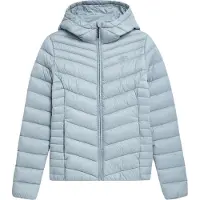 Tres Femmes, Vestes d'hiver, Doudoune femme F095 bleu clair SS23TDJAF095 34S (L), Bleu, (L)