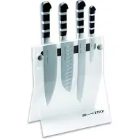 F. Dick Messerblock 4Knives weiö´ 1905 4-teilig Messerset 24 x 12,5 x 42 cm