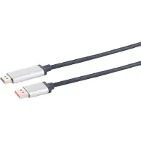 S-Impuls Câble de connexion PROFESSIONAL DisplayPort vers HDMI 3.0m SP03-21045 (3 m), Câble vidéo, Noir