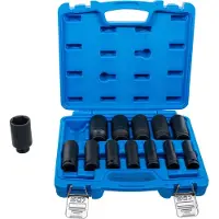 Bgs Jeu de douilles de force hexagonale profonde Entraînement carré femelle 12,5 mm (1/2") Dimensions en pouces 13pcs - 5208