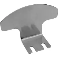 Sima Plaque d'obturation latérale (PC), Manette : accessoires, Noir, Argent