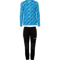 Uhlsport Progressive Bundle J Long Sleeve Set Bleu 13-14 Years Fille