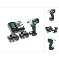 Makita DTW 300 RG Visseuse à chocs sans fil 18 V 330 Nm 1/2" brushless + 2x Batteries 6,0 Ah + Chargeur