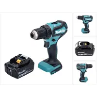 Makita DDF 485 G1 Perceuse-visseuse sans fil 18 V 50 Nm brushless + 1x Batterie 6,0 Ah - sans chargeur