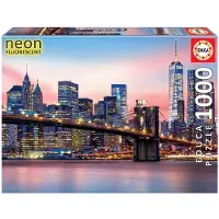 Educa - Brooklyn-Bridge 1000 pièces puzzle lumineux de nuit