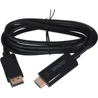 Savio - Cl-56 hdmi - câble dp de 1,5m