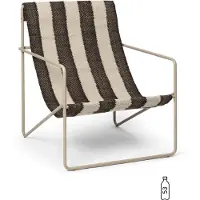 Ferm Living Desert Chaise Longue Cashmere | Off-White|Chocolate