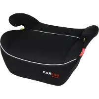 Carpoint Rehausseur I-Size Alex - Conforme à la norme I-Size R-129 - Pour les enfants mesurant entre 125 et 150 cm – Housse amovible et lavable - Installation flexible – Noir/Blanc