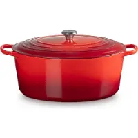 Le Creuset Signature Roaster Oval 40 Cm Saucepan Rouge